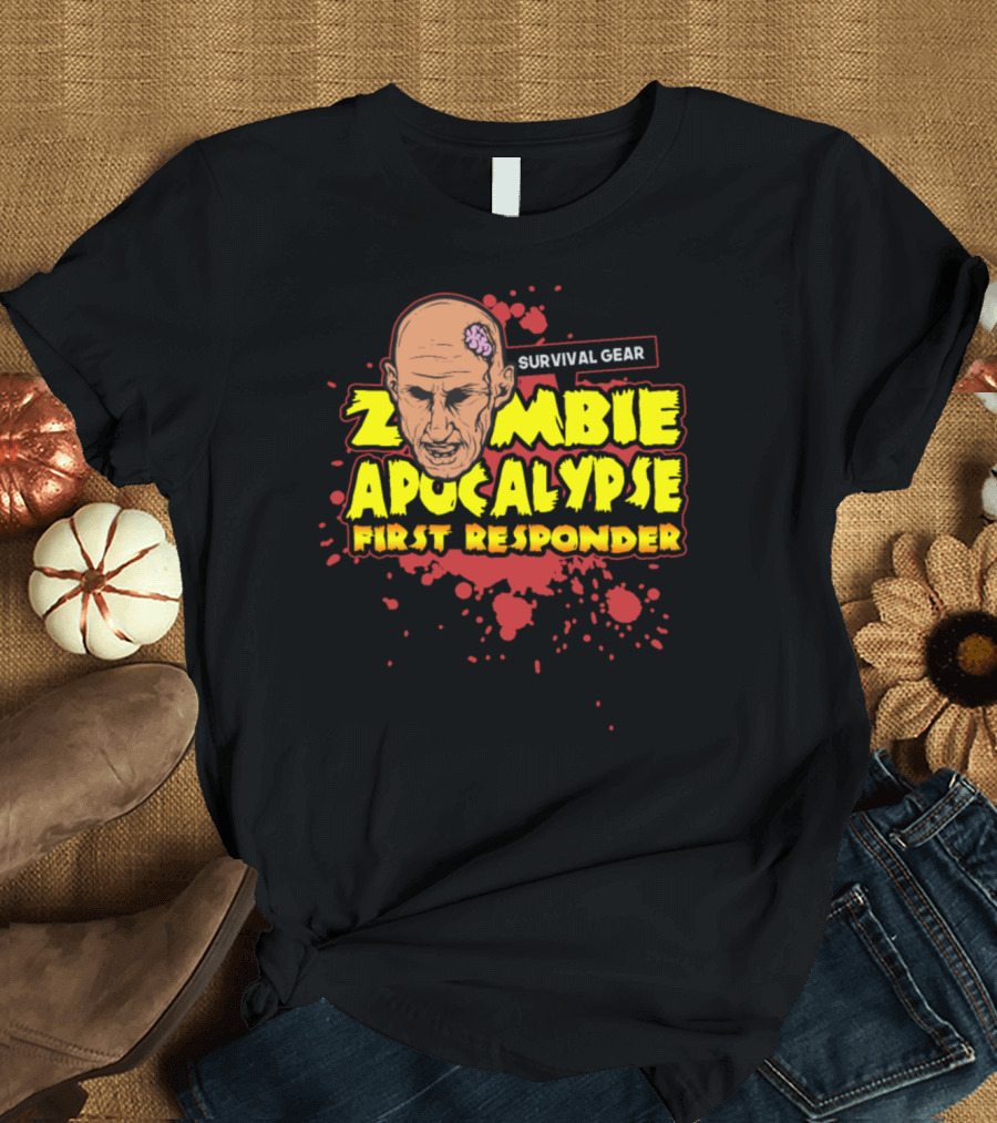 Zombie Apocalypse First Responder Survival Gear T-Shirt