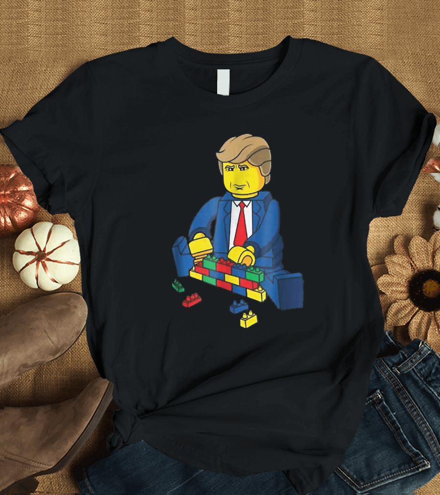Donald Trump Build A Wall LEGO T-Shirt
