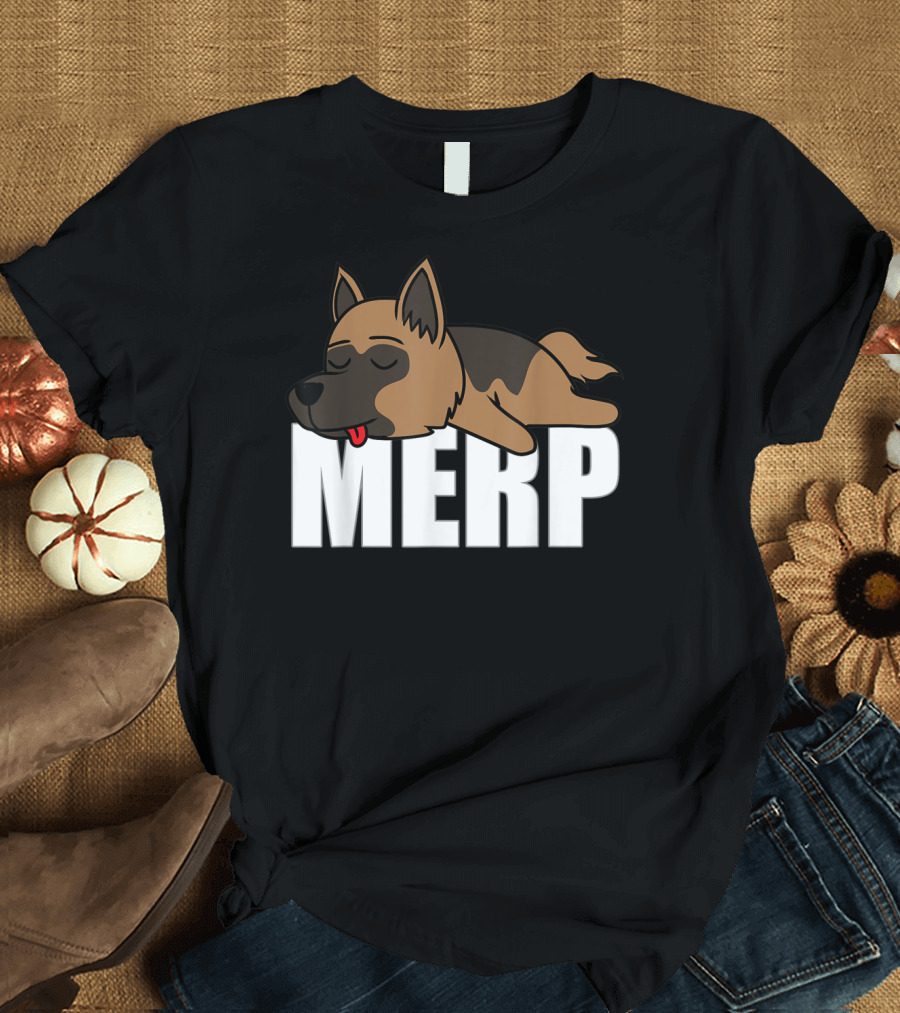 German Shepherd Merp Internet Dank T-Shirt
