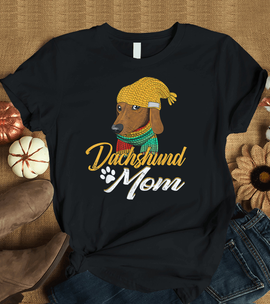 Dachshund Mom Doxie Wiener Loversmothers T-Shirt