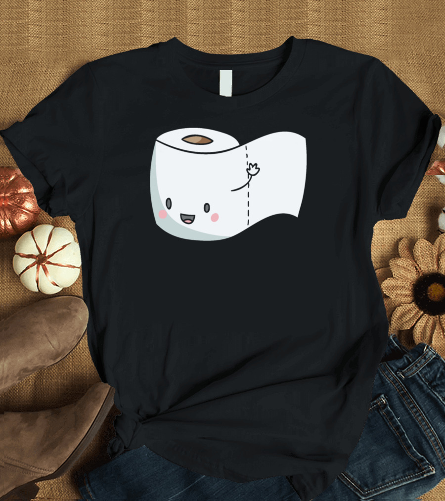Toilet Paper My Savior Happy Face T-Shirt