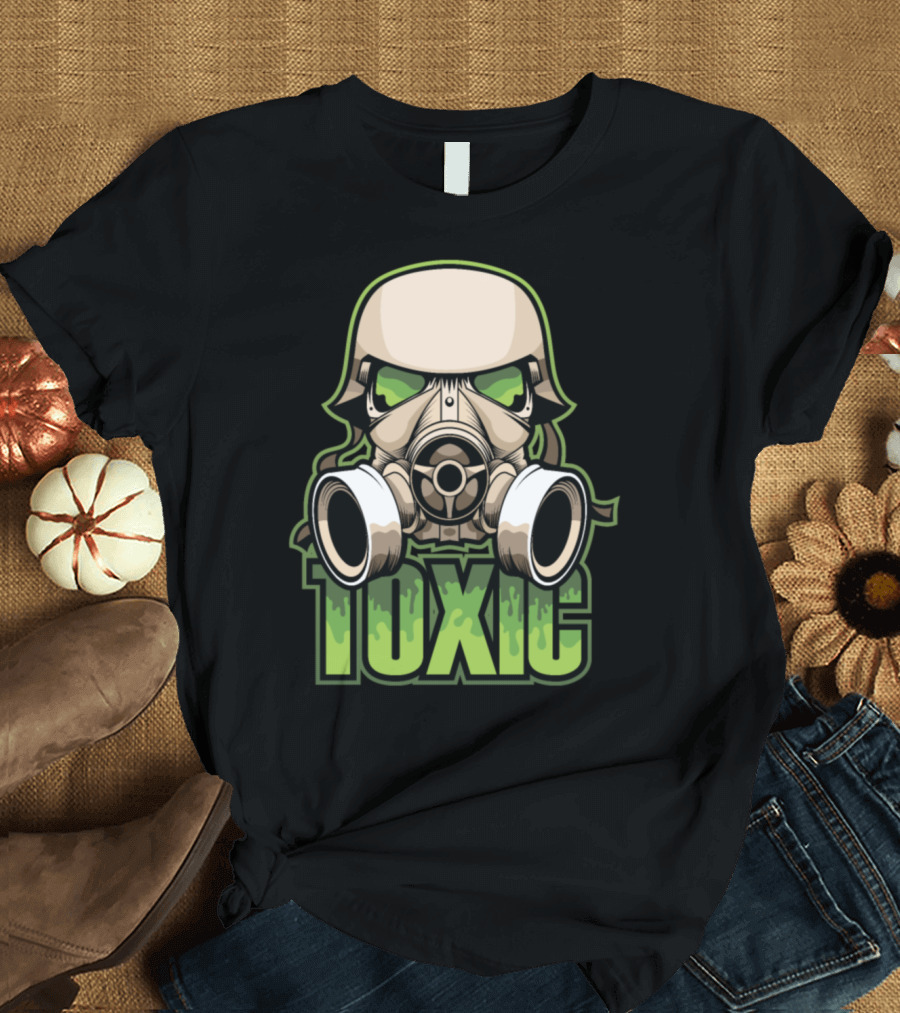 Gas Mask Toxic Anti Virus Bio Hazard Survival T-Shirt