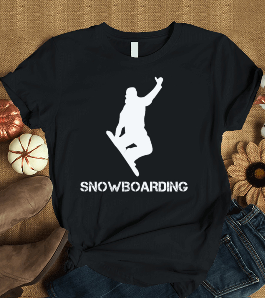Snowboarding Boarding Snowboard Snowboarders Jumping T-Shirt
