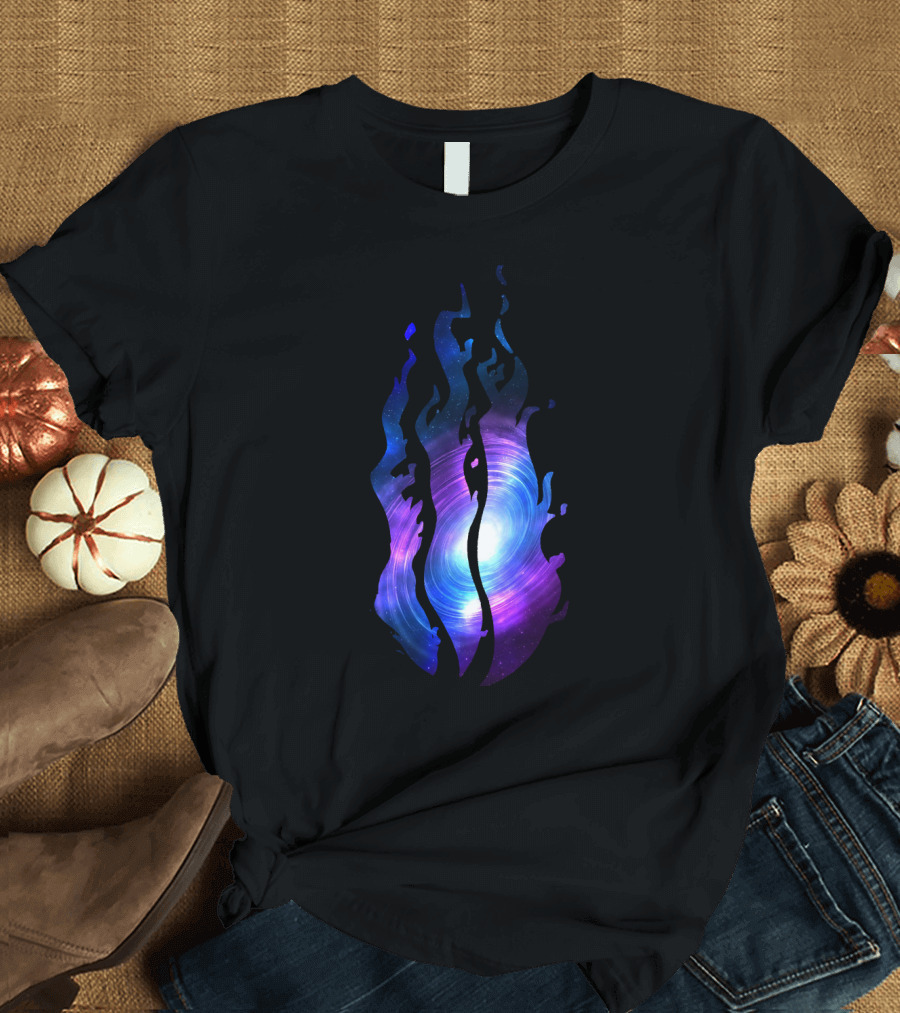 Preston Galaxy Black Hole Element Flame T-Shirt