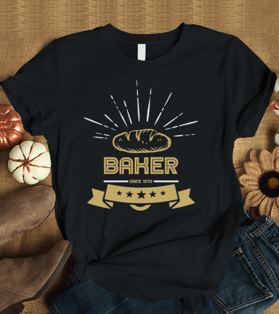 Baker's Degree Since 1970 Bread Logo Baker Of The Year T-Shirt