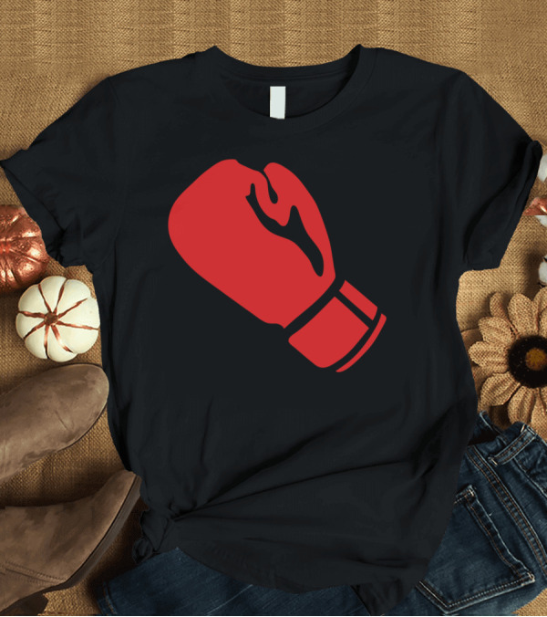 T-Shirt: Sports Boxing Glove Red Icon 122 T-Shirt Sports Boxing Glove Red Icon 122 T-Shirt
