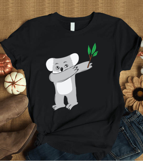 T-Shirt: Koala Bear Dab with Eucalyptus Leaf T-Shirt Koala Bear Dab with Eucalyptus Leaf T-Shirt