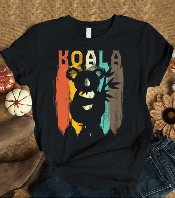 T-Shirt: Koala Bear Retro Vintage Koalas and Present T-Shirt Koala Bear Retro Vintage Koalas and Present T-Shirt