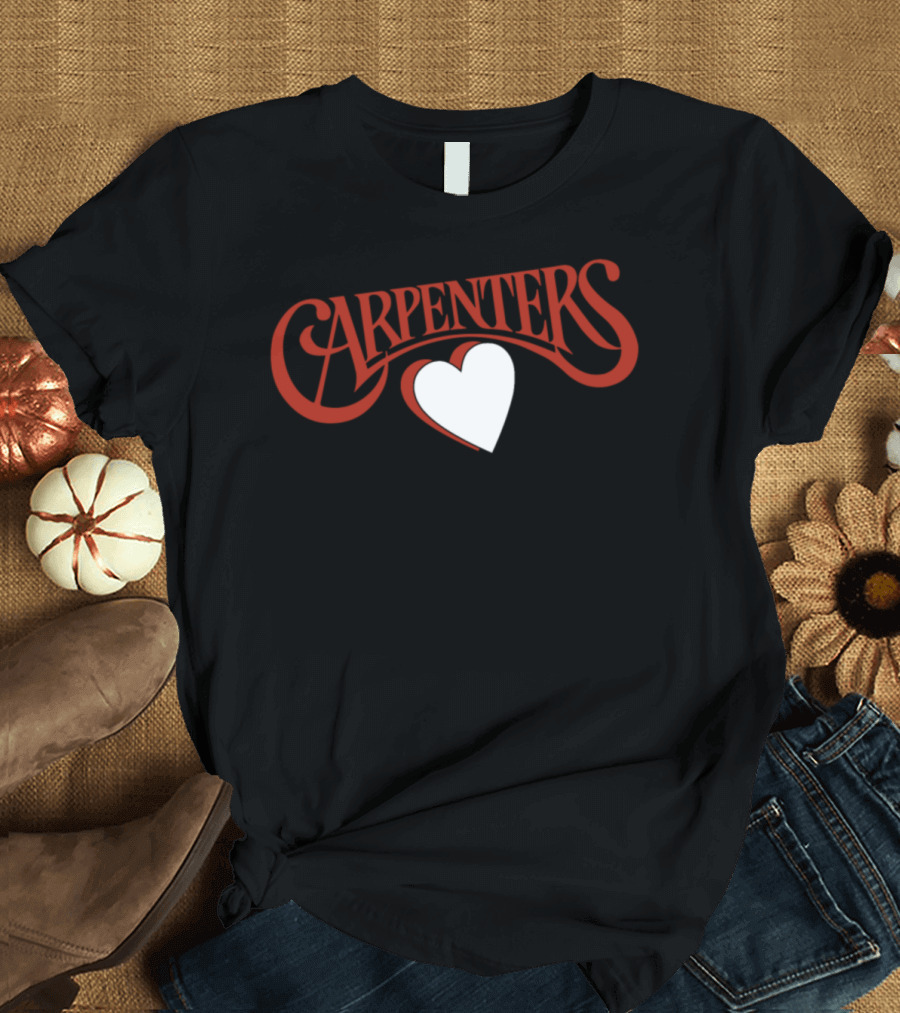 Carpenters Heart 70s Classic Pop Duo Karen T-Shirt