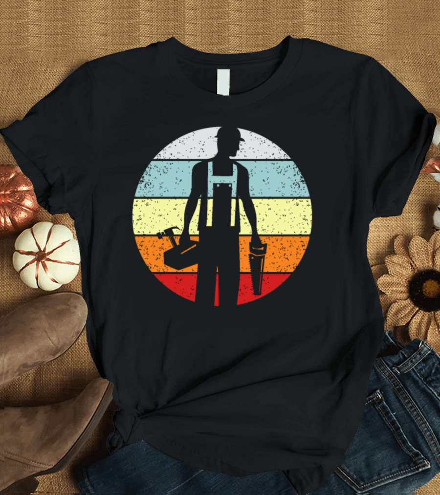 Carpenter Craftsman Vintage Construction T-Shirt
