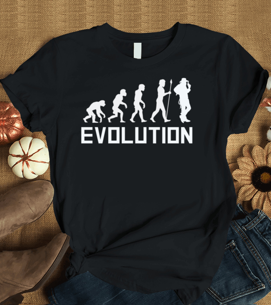 Cowboy Evolution Funny Wild Western T-Shirt