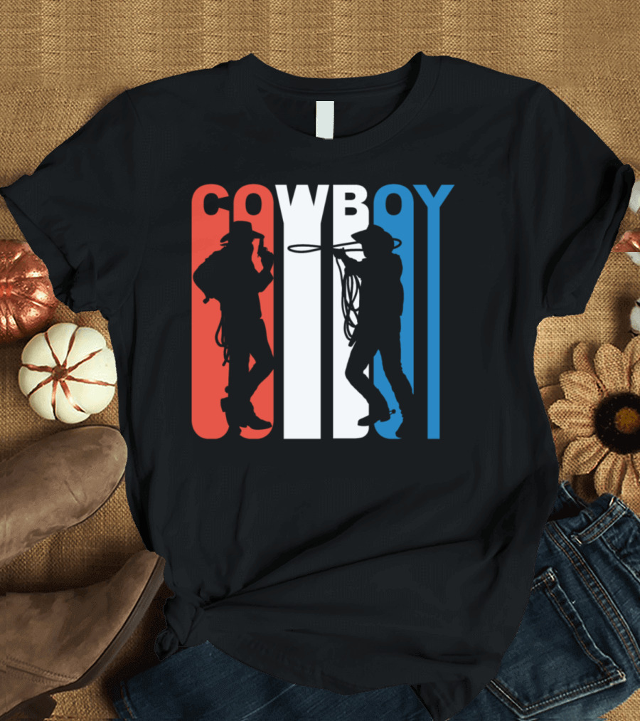 Cowboy Red White and Blue T-Shirt
