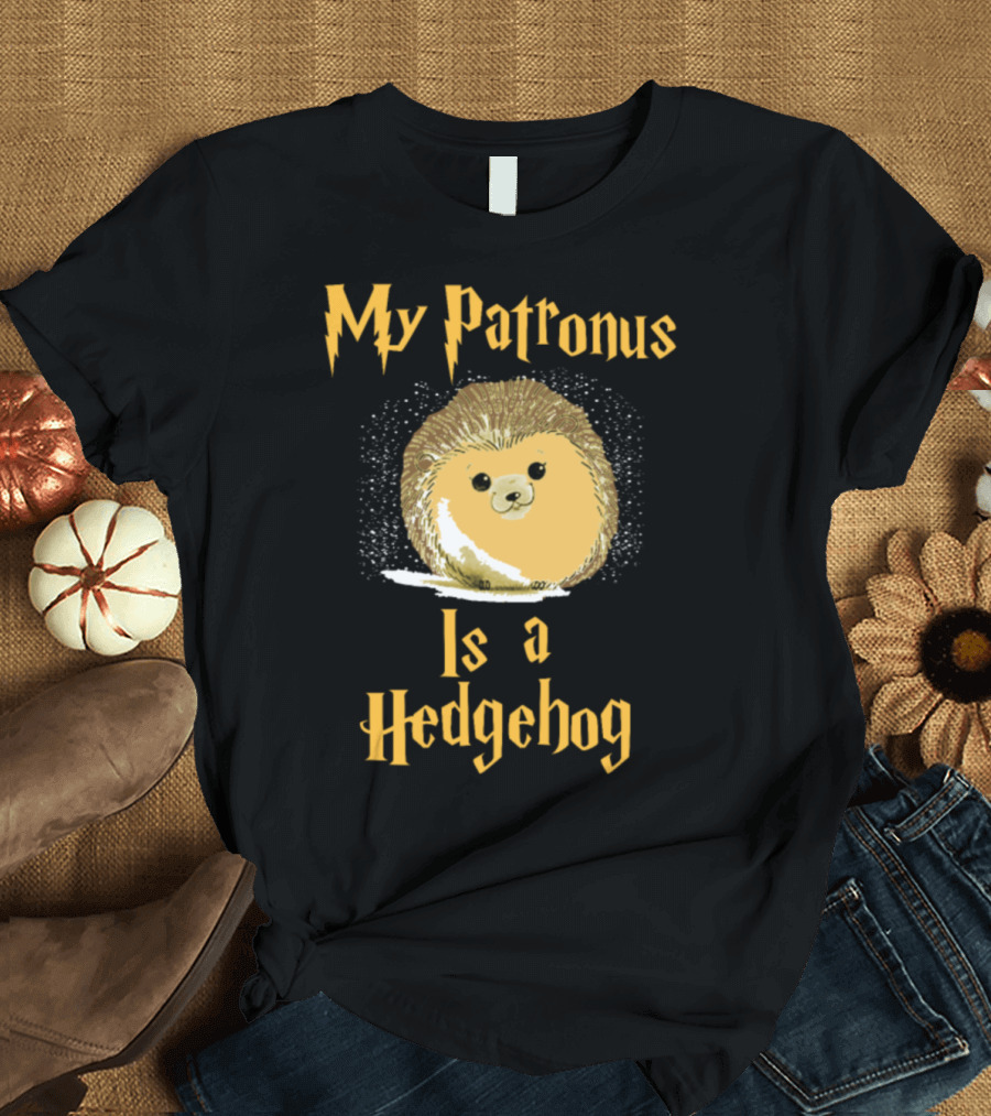 My Patronus Is A Hedgehog Cute Magical Animal T-Shirt