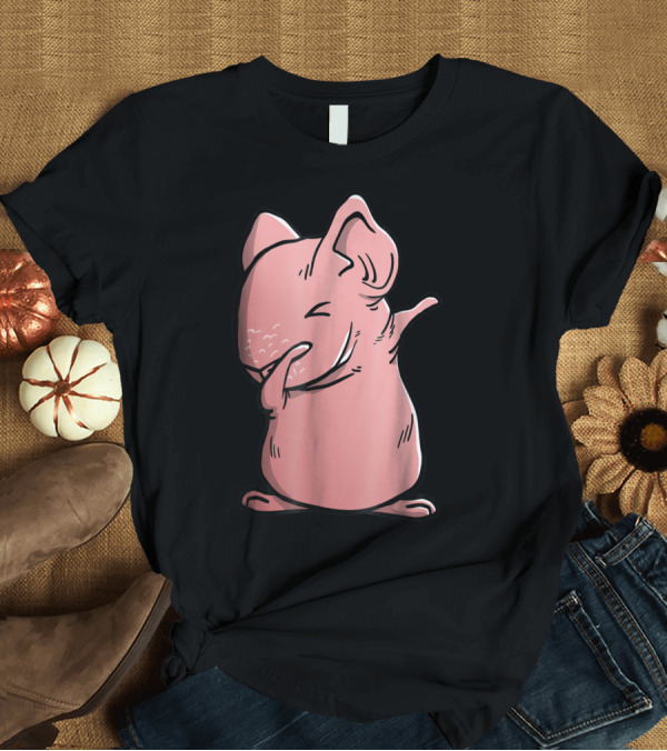 T-Shirt: Skinny Guinea Pig Dab Pose Iconic Rodent Dance T-Shirt Skinny Guinea Pig Dab Pose Iconic Rodent Dance T-Shirt