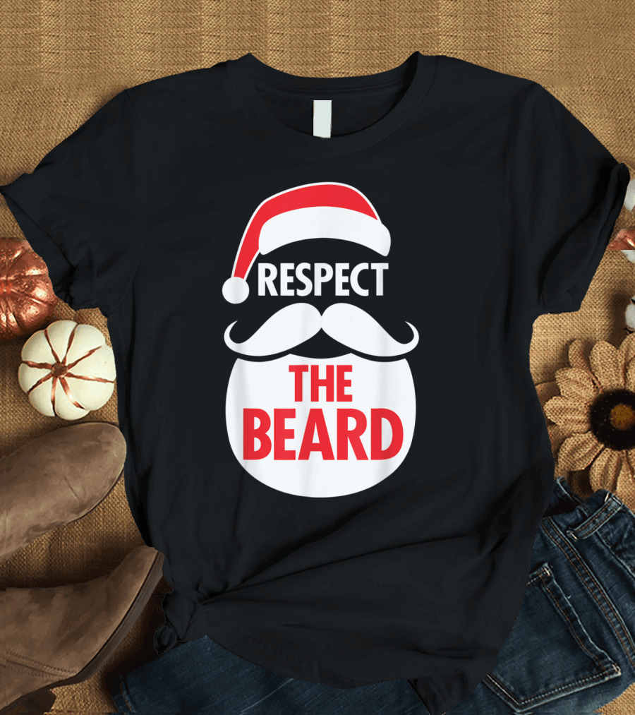 Respect The Santa Claus Beard Iconic Christmas T-Shirt