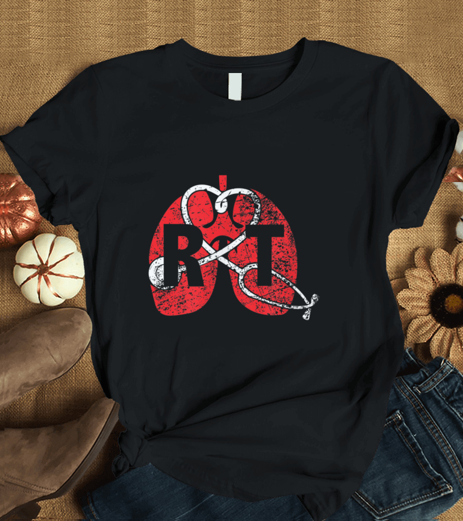 Respiratory Therapist Hospital RT Care Week Lung T-Shirt