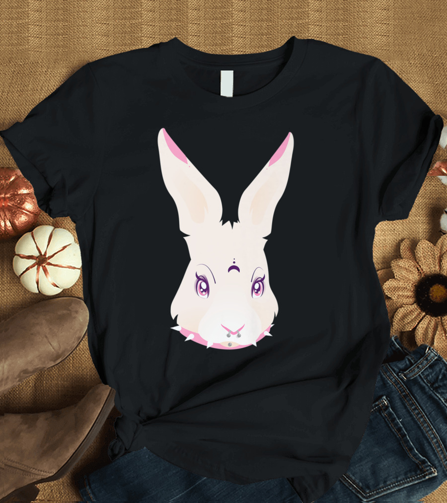Pastel Goth Bunny Aesthetic with Kawaii Harajuku Style Elements T-Shirt