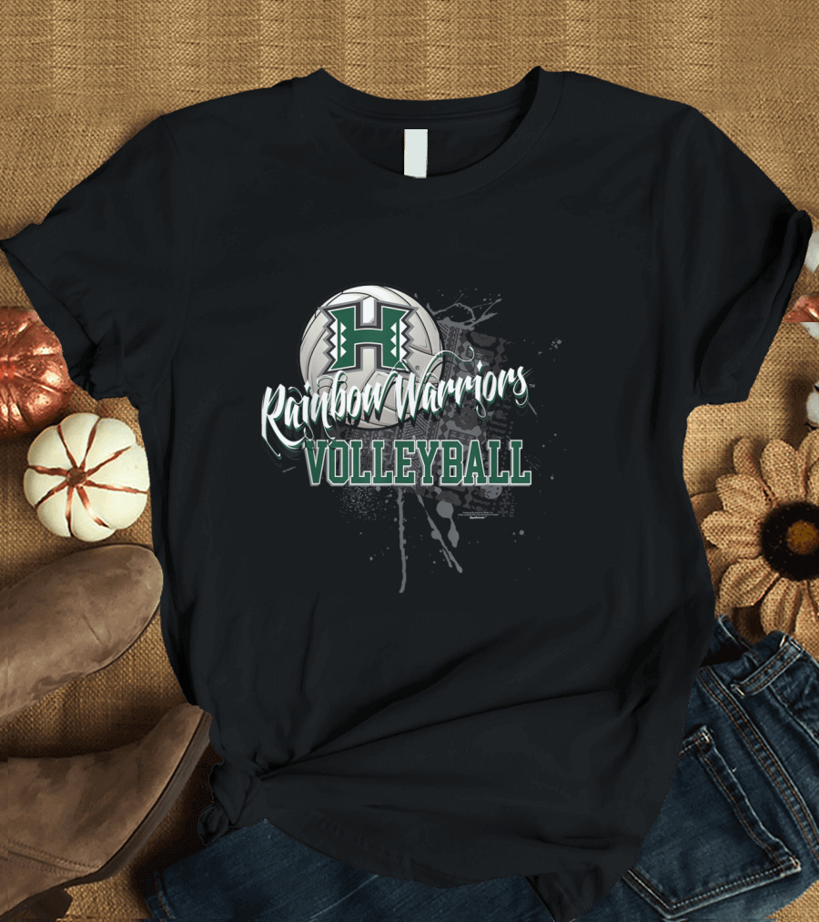 Rainbow Warriors Volleyball University of Hawaii H T-Shirt