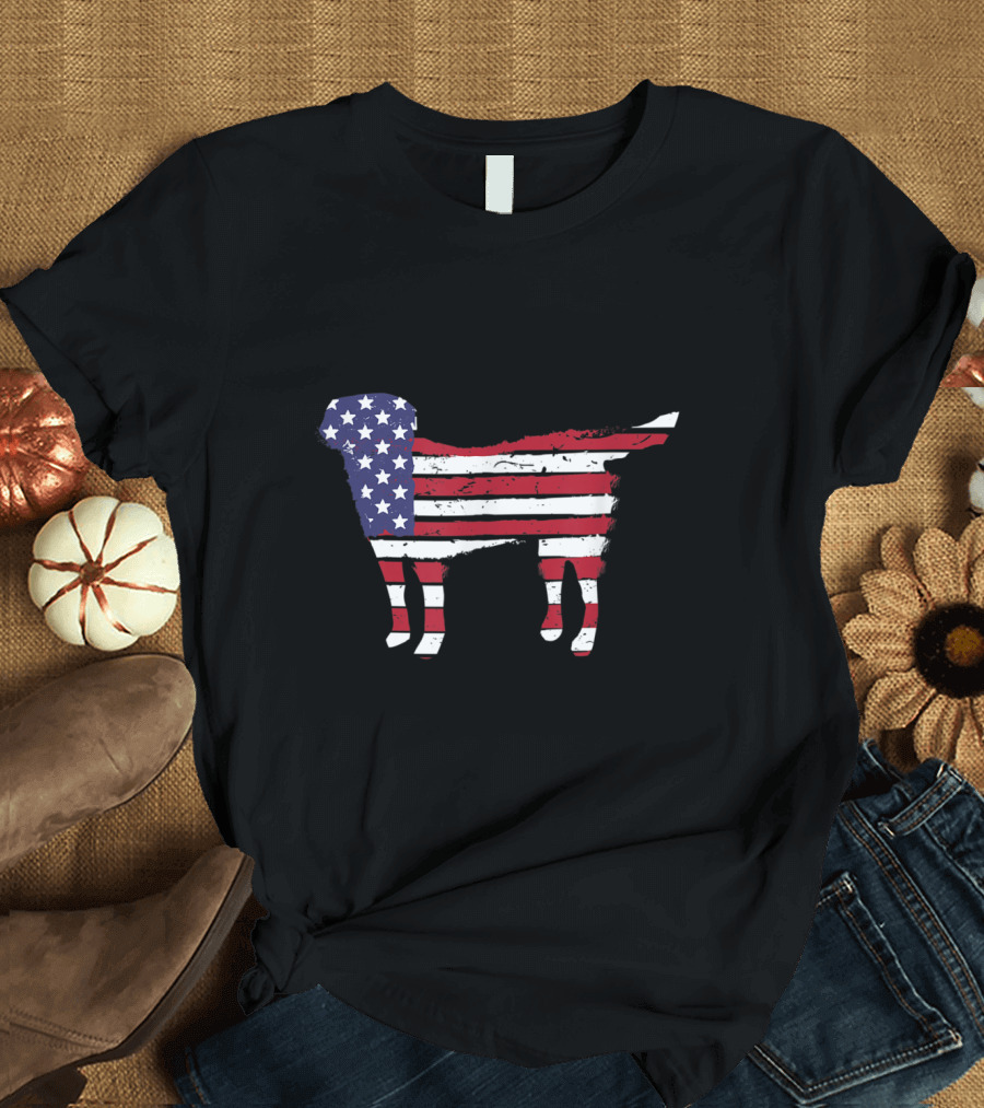 Patriot Flag Labrador Retriever T-Shirt