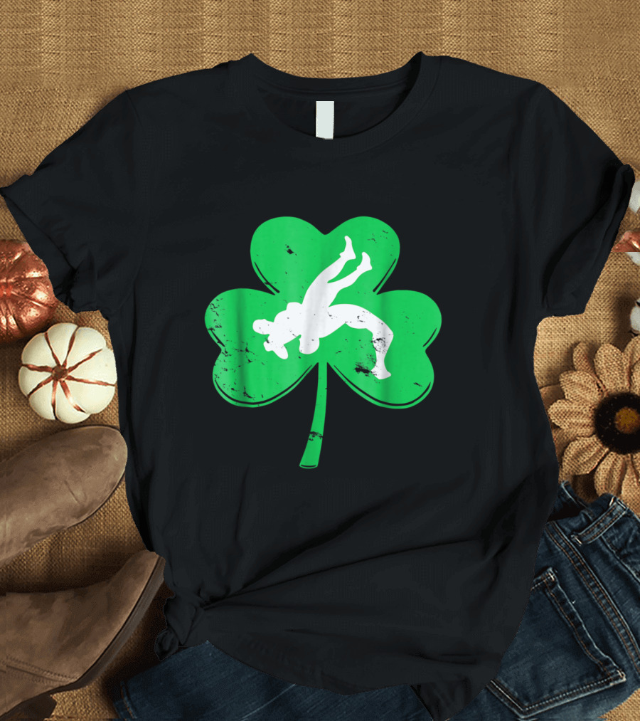 Vintage Shamrock Wrestling Move St. Patrick's Day T-Shirt