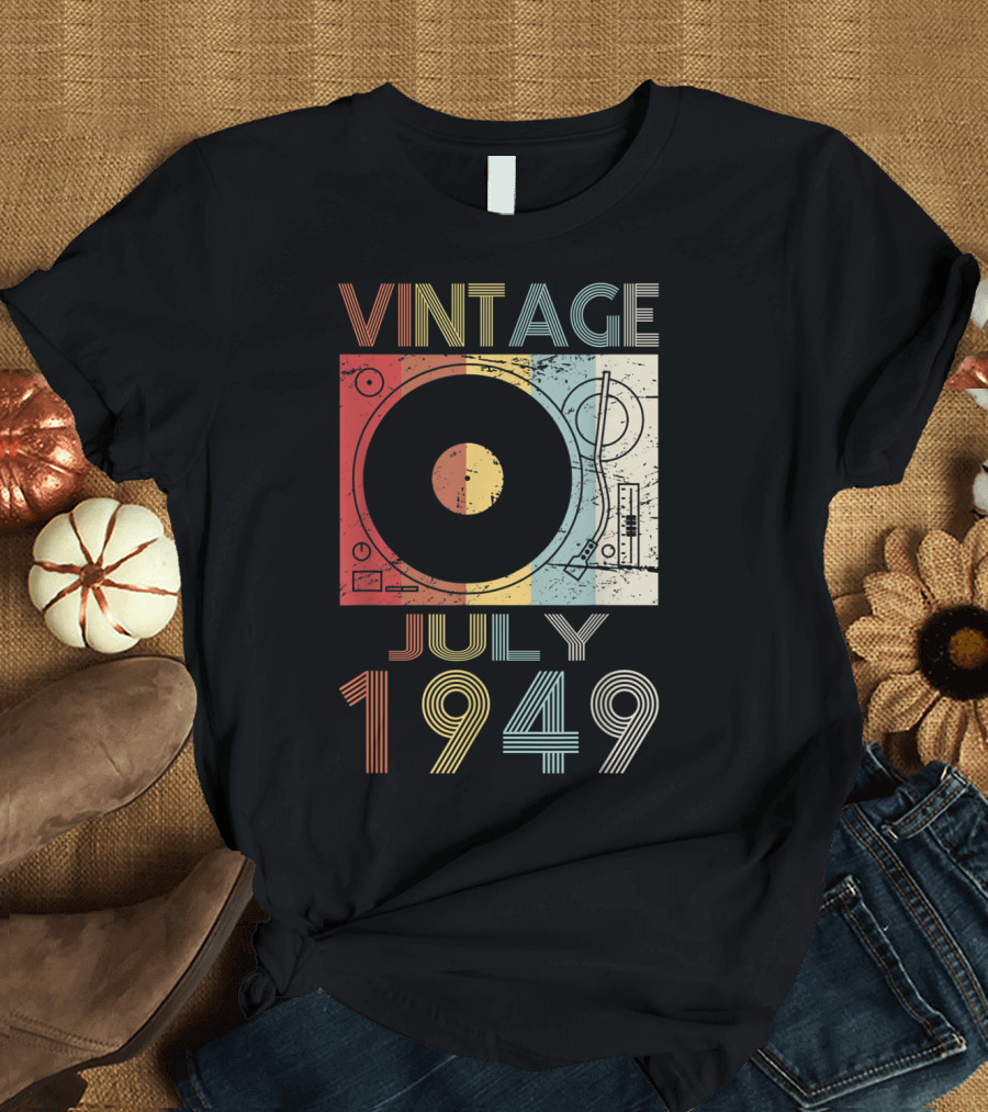 Vintage July 1949 Turntable T-Shirt