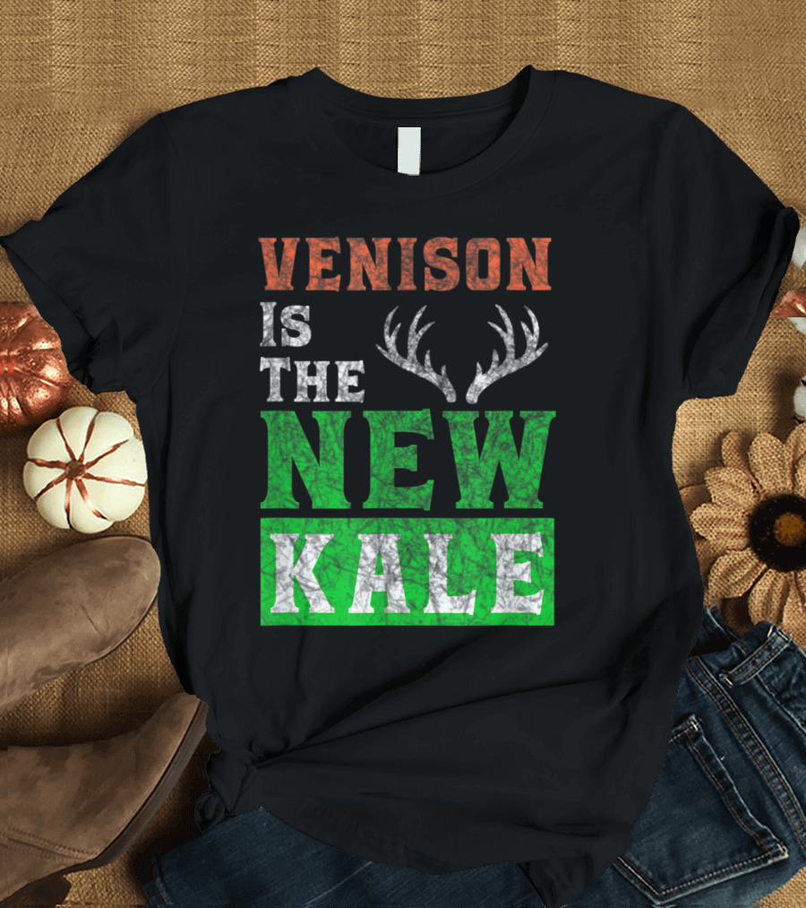 Venison Is the New Kale Big Antler T-Shirt