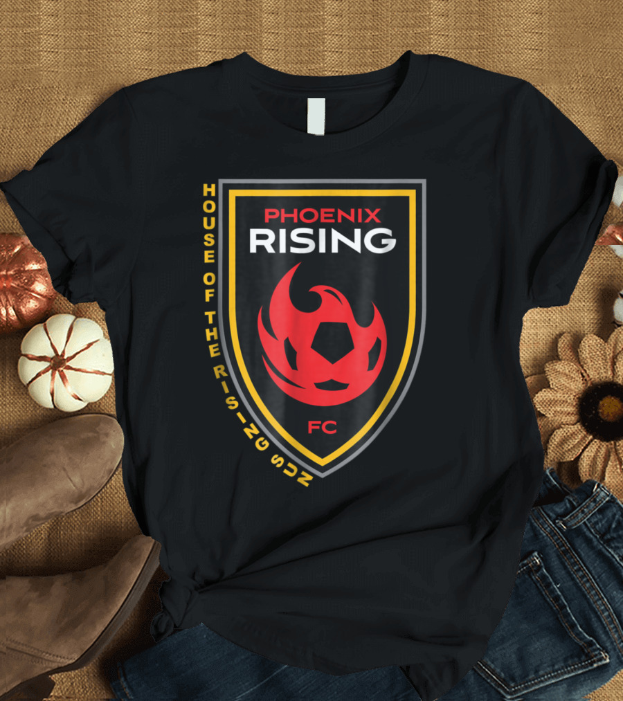 Phoenix Rising FC House of the Rising Sun Soccer Crest T-Shirt