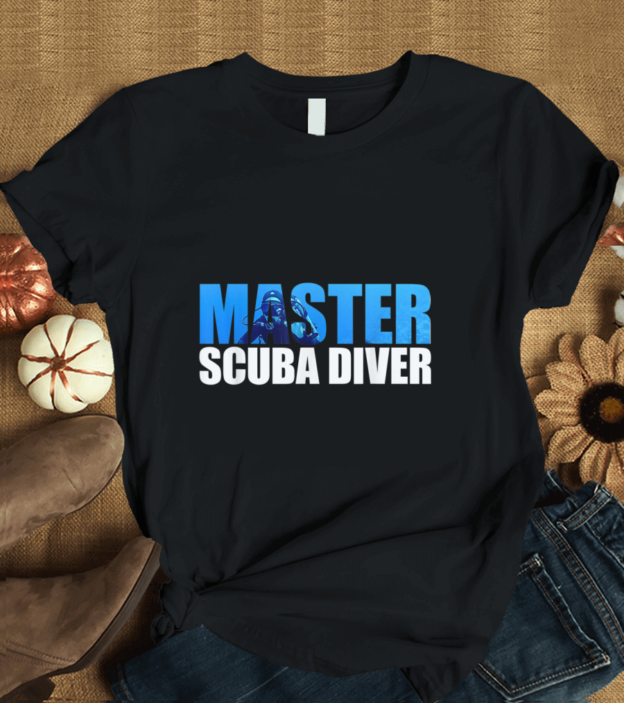 Master Scuba Diver Enthusiast Dive Addicts T-Shirt