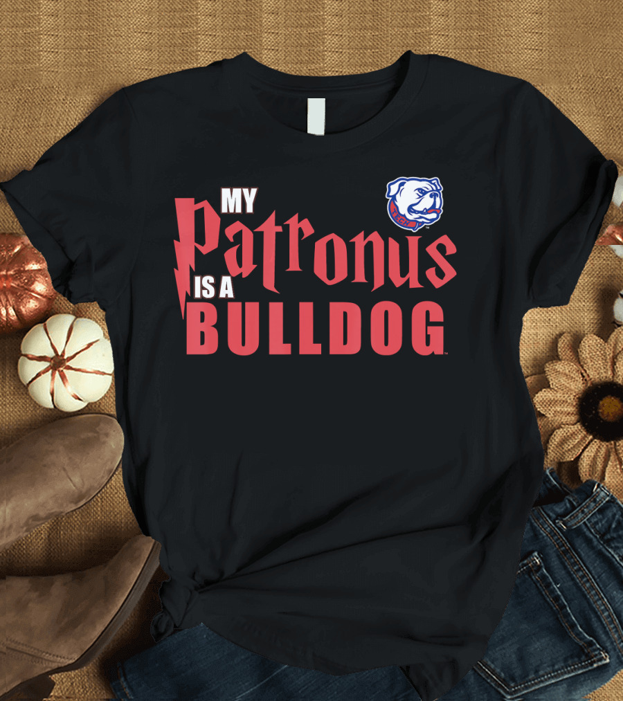 My Patronus Is a Bulldog Louisiana Tech Bulldogs T-Shirt