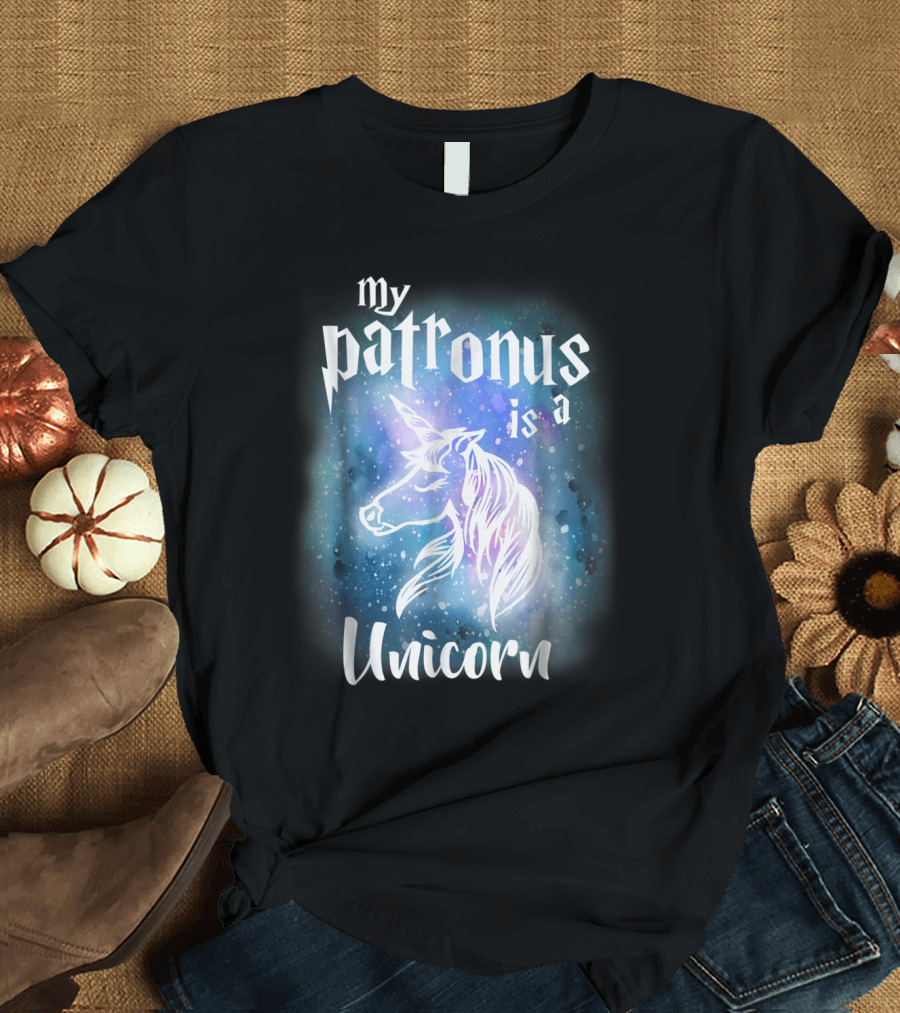 My Patronus Is a Unicorn Funny Cute Horse T-Shirt