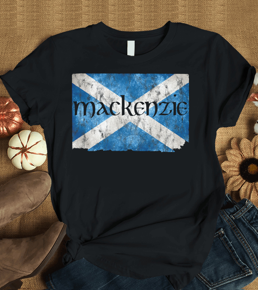 Mackenzie Clan Scottish Flag T-Shirt