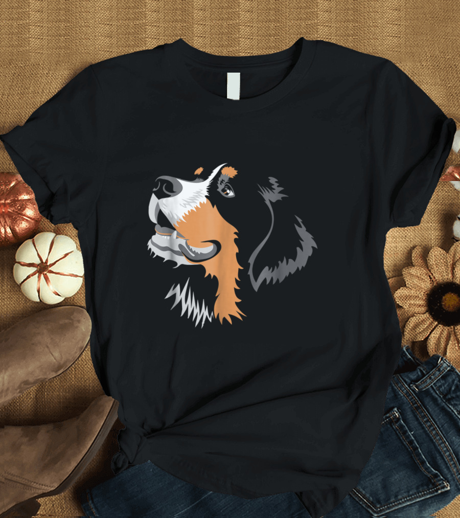 The Bernese Mountain Dog Profile T-Shirt