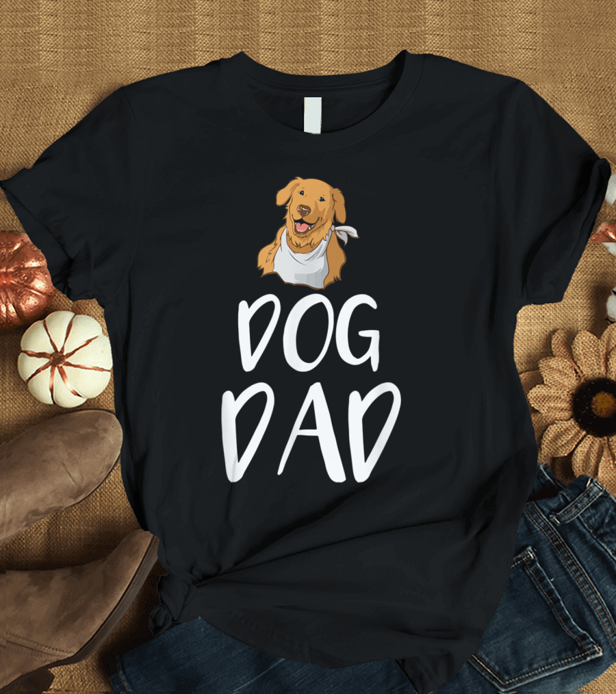 Dog Dad Men's Labrador Retriever Loving Fatherhood T-Shirt