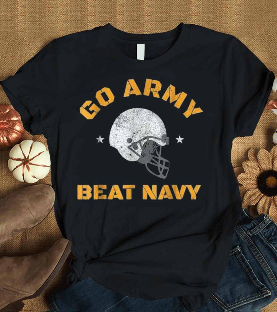 Go Army Beat Navy America's Game Football Helmet Sports T-Shirt