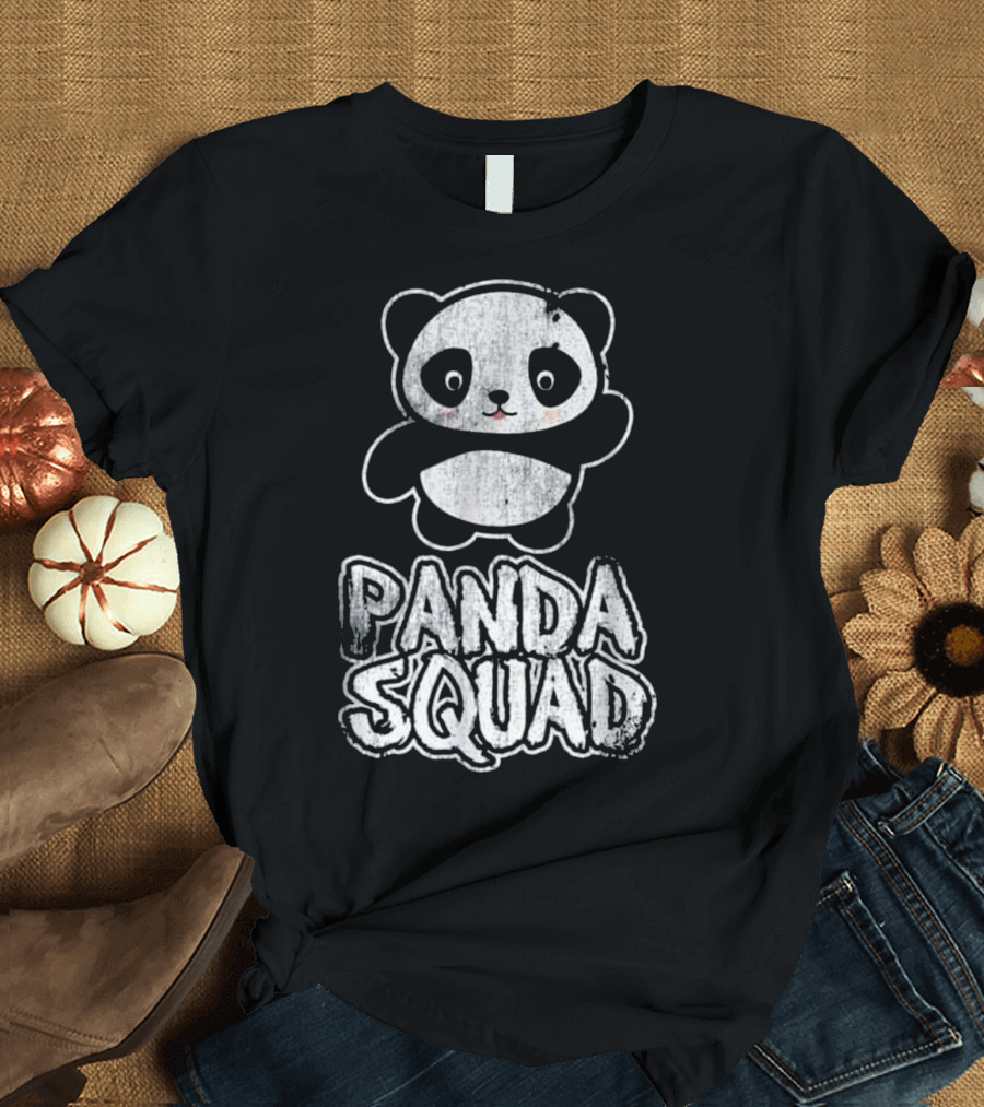 Panda Squad Cute Panda T-Shirt