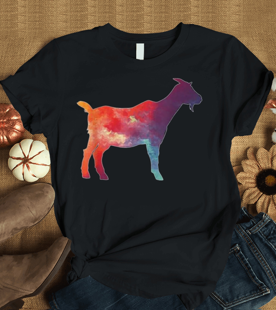 Colorful Goat for Goat Girl T-Shirt
