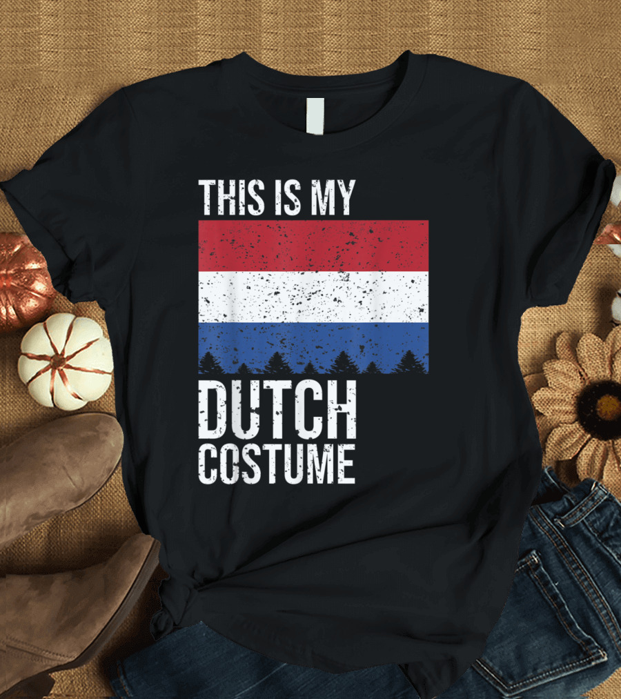 This is My Dutch Costume Flag Vintage T-Shirt
