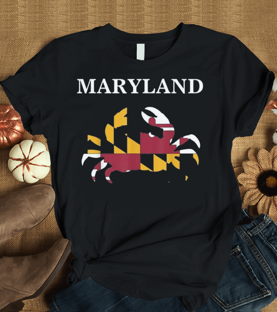 Maryland Blue Crab Flag T-Shirt