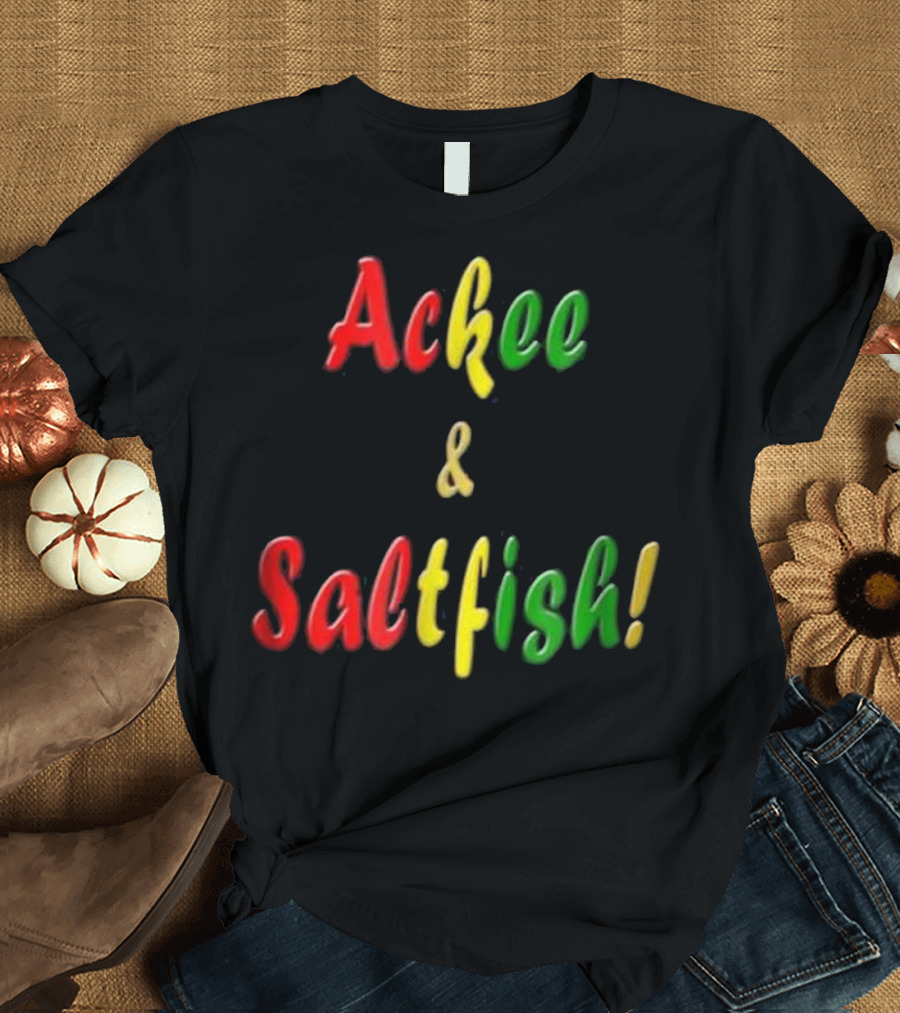 Ackee and Saltfish Jamaican Food T-Shirt
