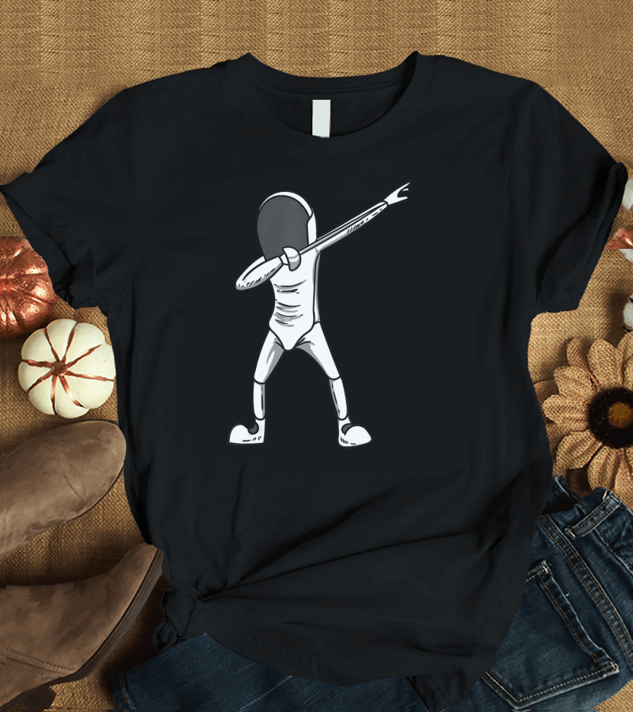 Funny Dabbing Fencer Sports T-Shirt
