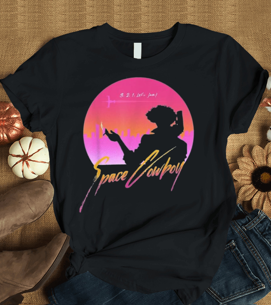 Space Cowboy 3 2 1 Let's Jam Cosplay T-Shirt