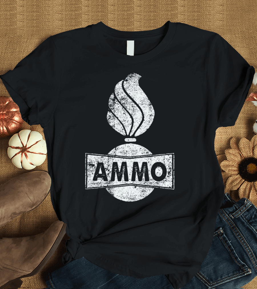 AMMO Grenade Symbol Air Force Military Badge T-Shirt