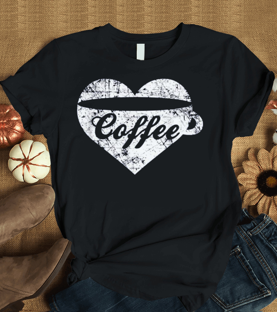 Coffee Heart Love Coffee T-Shirt