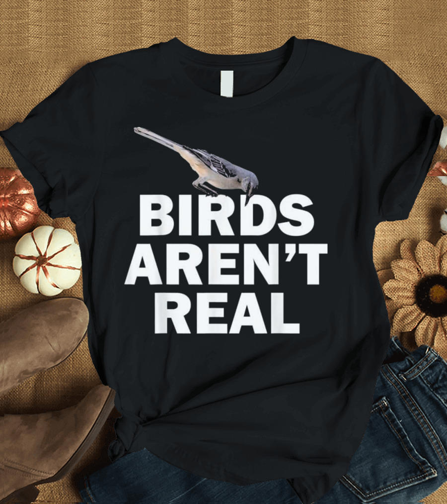 Birds Aren't Real Government Conspiracy T-Shirt
