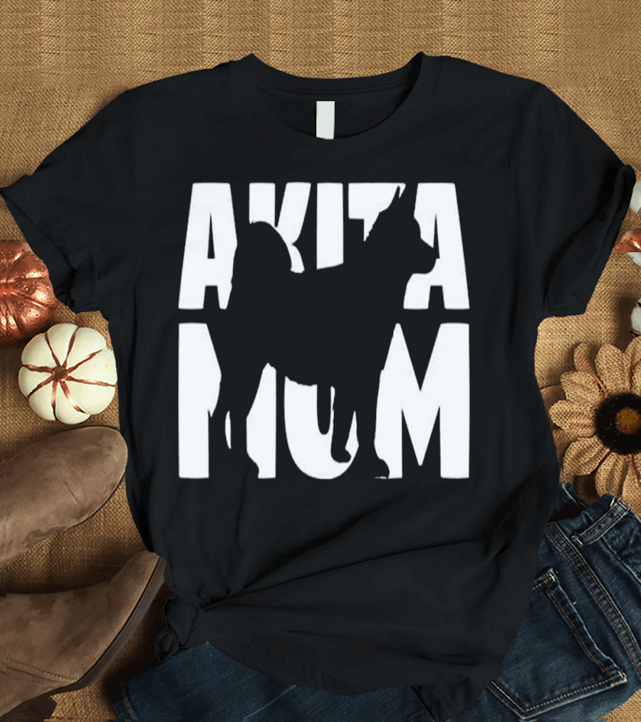 AKITA MOM Dog Mother Akita T-Shirt