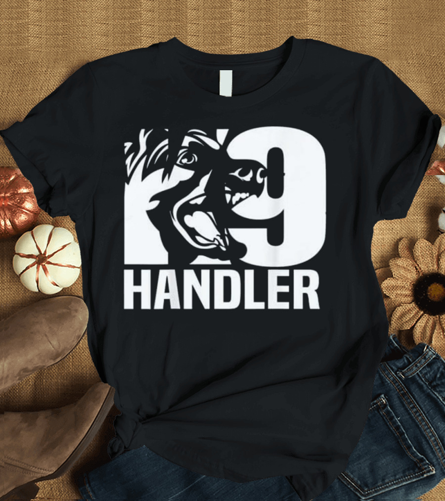 K 9 Handler Police Sheriff Cops Law Enforcement Canine Unit Hero T-Shirt