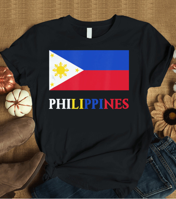 T-Shirt: Philippines Flag T-Shirt Philippines Flag T-Shirt