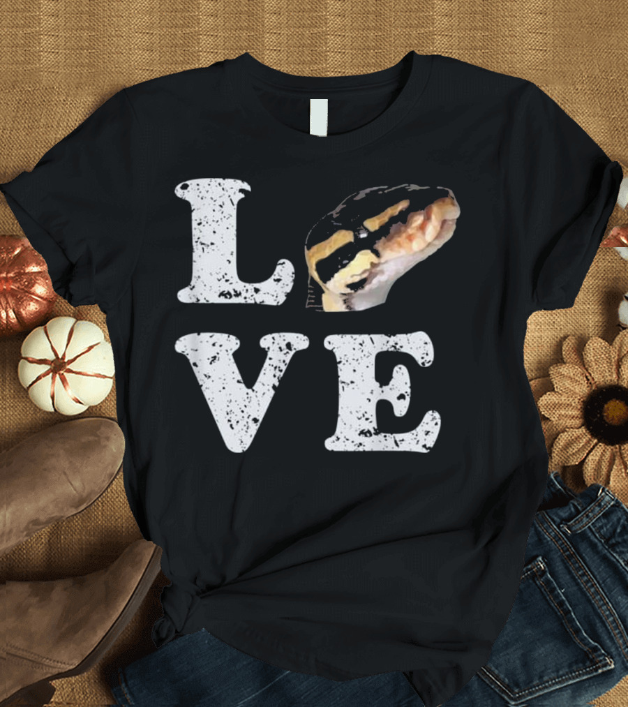 LOVE Ball Python Pet Snake T-Shirt
