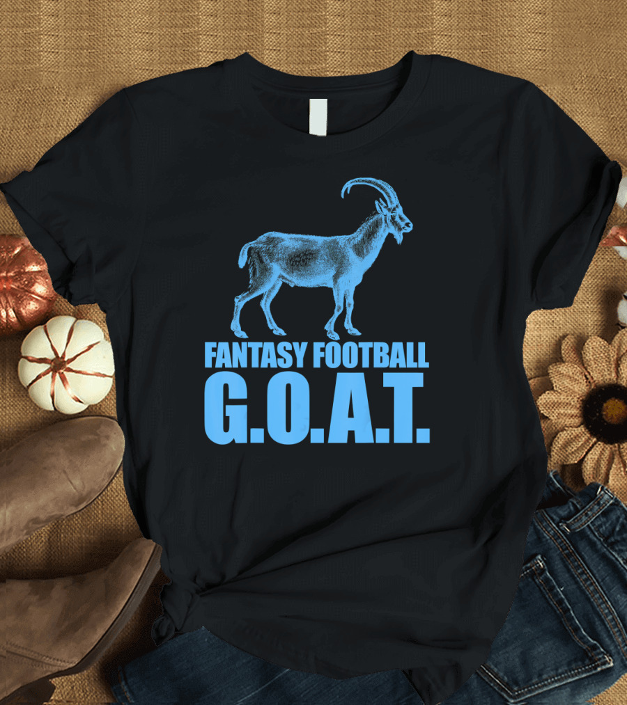 Fantasy Football G.O.A.T. Draft Day Funny T-Shirt