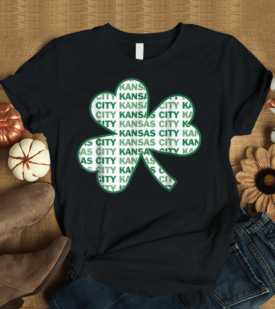Kansas City Missouri St Patrick's Day Shamrock Kansas City T-Shirt